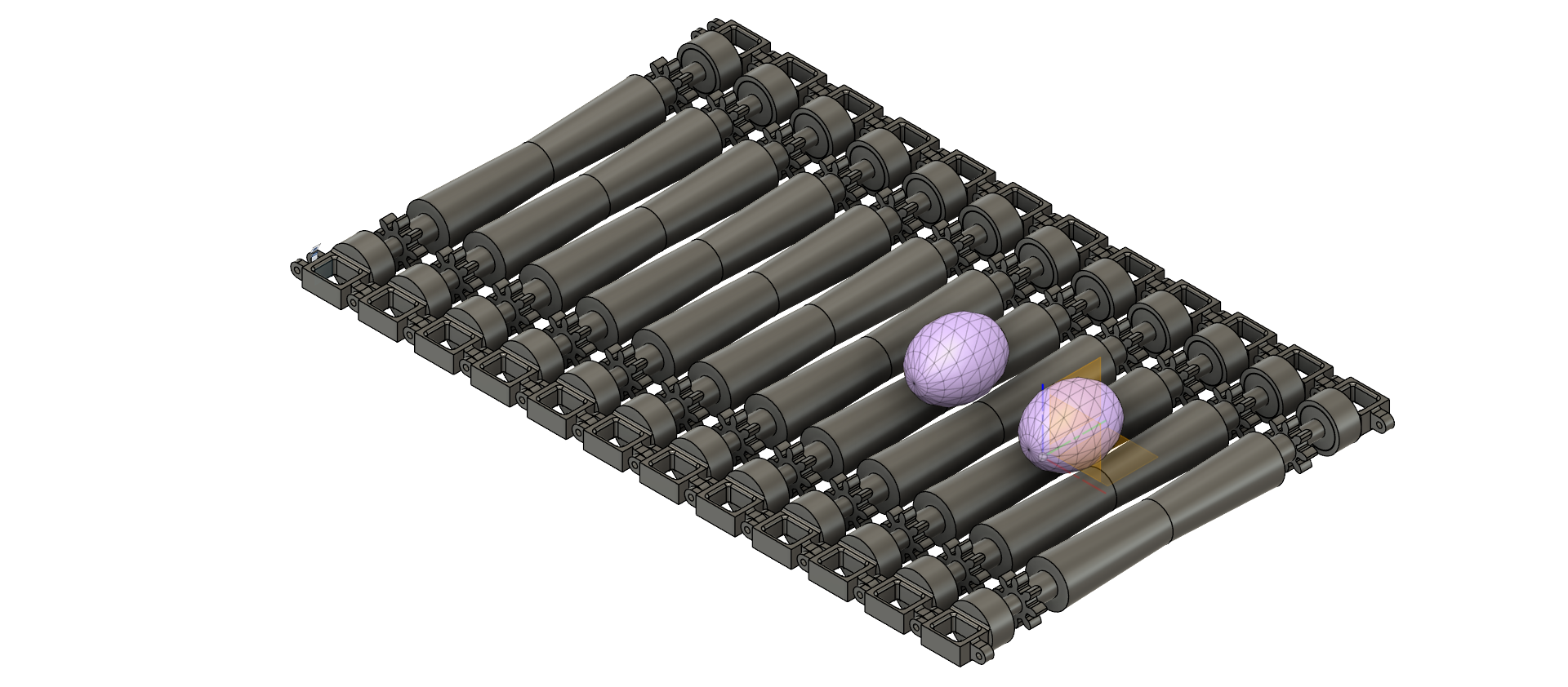 Concept image of the cylinders row. Concept image of the cylinders.